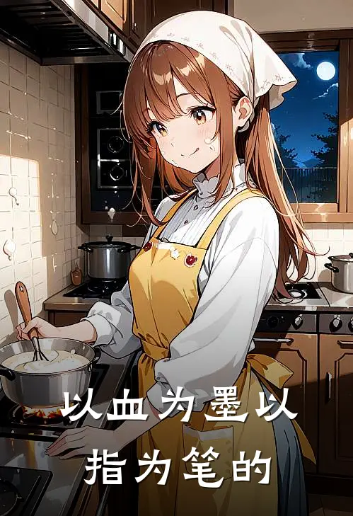 以血为墨以指为笔的